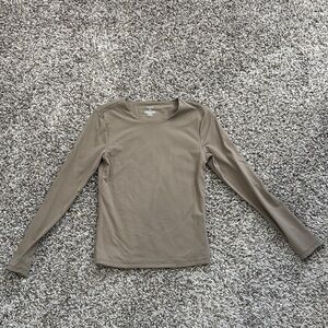 Nuuds seamless long sleeve shirt mocha